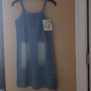 Girls dungaree jumper